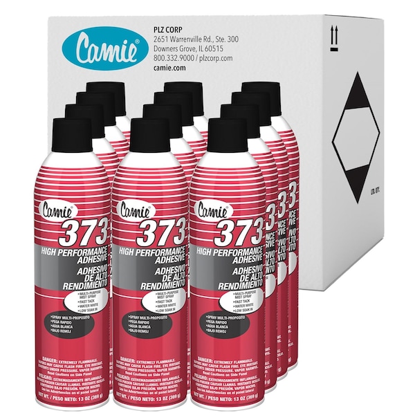 Camie 373 High Performance Adhesive, 12 oz, 12PK - 1000034930