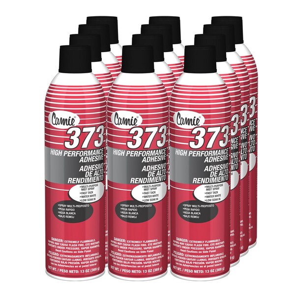Camie 373 High Performance Adhesive, 12 oz, 12PK - 1000034930
