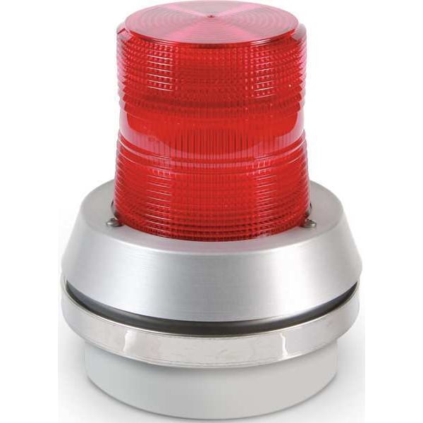 Edwards Signaling Horn Strobe, Red, Cast Aluminum, 120VAC - 51XBRFR120A