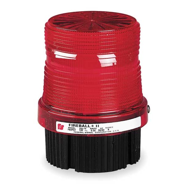 Federal Signal Warning Light, Strobe Tube, Red, 120VAC - FB2PST-120R