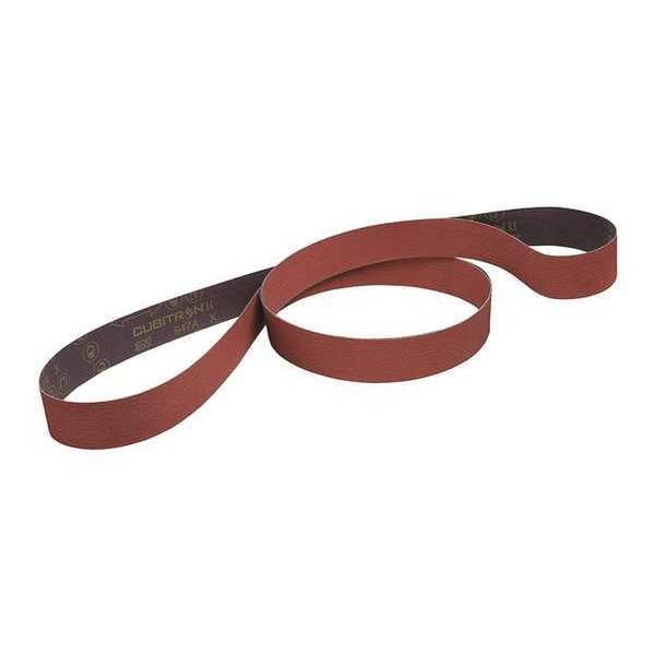 3M Sanding Belt, 1/2" W, 18" L, 60 Grit, CUBITRON II - 3M ABR-947A-60-0.5X18(50)