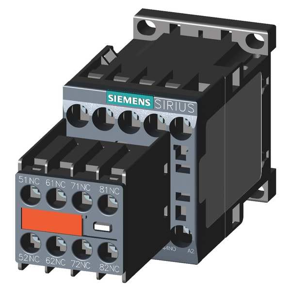 Relevador de Control IEC Siemens, 4NA/4NC, 120VCA, 10A y 6A - 3RH22441AK60