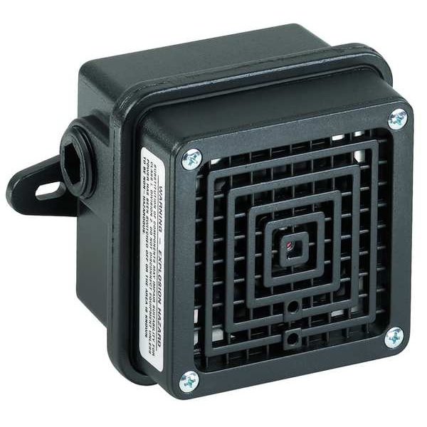 Federal Signal Signaling Device, 120VAC, 0.18 AC, Black - 350WBX-120