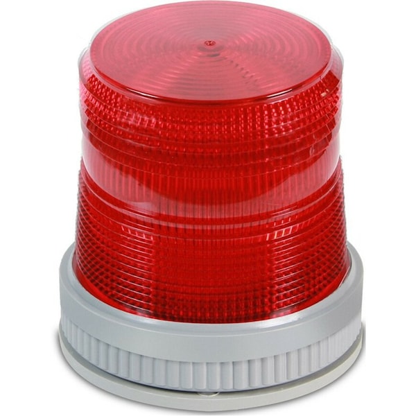 Edwards Signaling Warning Light, LED, 24VDC, Red, 65 FPM - 105XBRMR24D