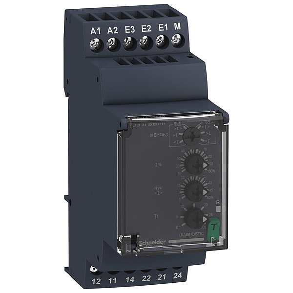 Relevador de monitor Schneider Electric, 5 A, 24-240VAC/DC, 12 Pines - RM35JA32MR