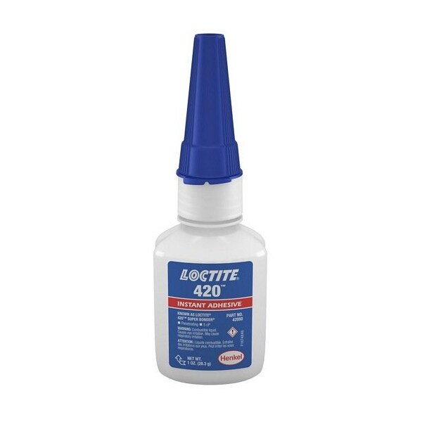 Henkel General Purpose Instant Adhesive, Wicking Grade, Bottle, Viscous Liquid - 420 1OZ IDH 135455
