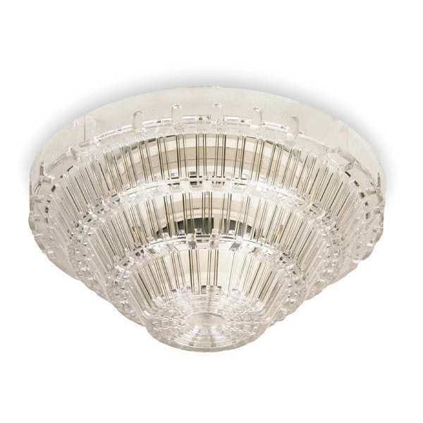 Safety Technology International Smoke Detector Guard, Polycarbonate, Flush - STI-8100