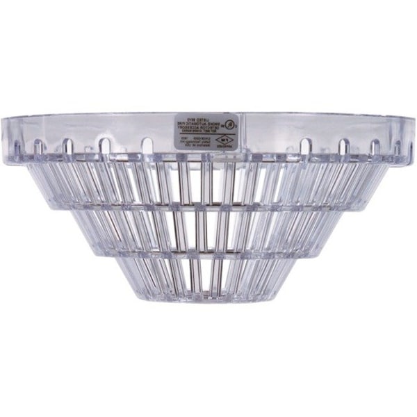 Safety Technology International Smoke Detector Guard, Polycarbonate, Flush - STI-8100