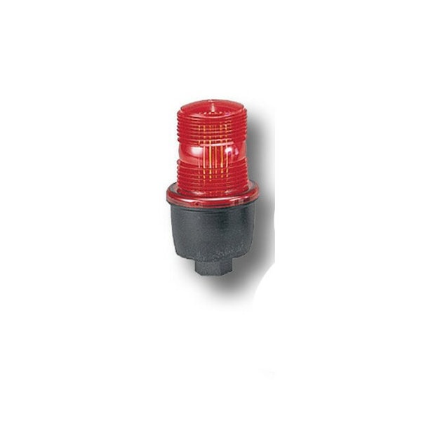Federal Signal Low Profile Warning Light, LED, Red, 120VAC - LP3PL-120R