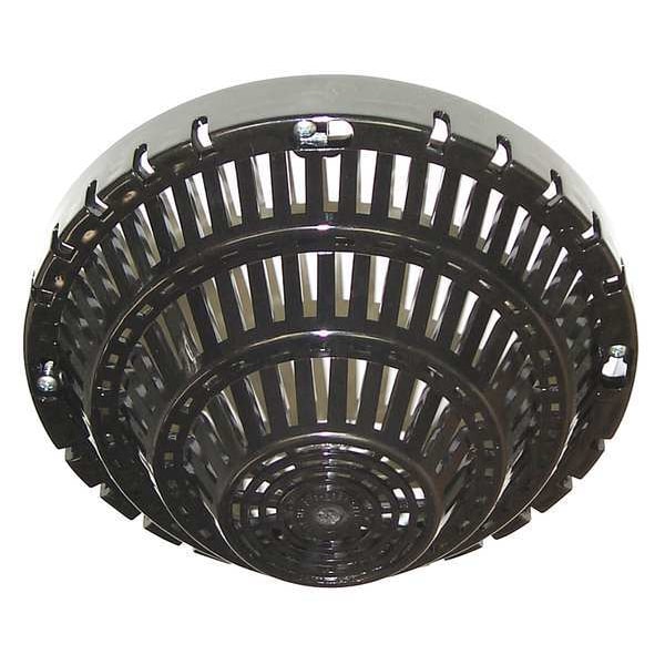 Safety Technology International Black Poly Surface Mount Smoke Detector Damage Stop Cover - STI-8100-BK