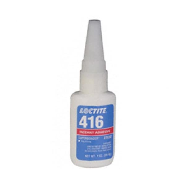 Henkel General Purpose Instant Adhesive, Gap Filling Plastic, Bottle, Viscous Liquid - 416 1OZ IDH 135452