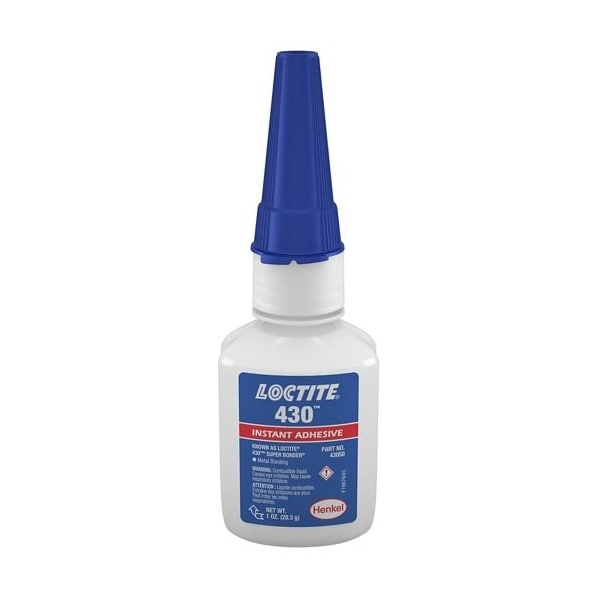 Henkel General Purpose Instant Adhesive, Metal, Bottle - 430 1OZ IDH 233978