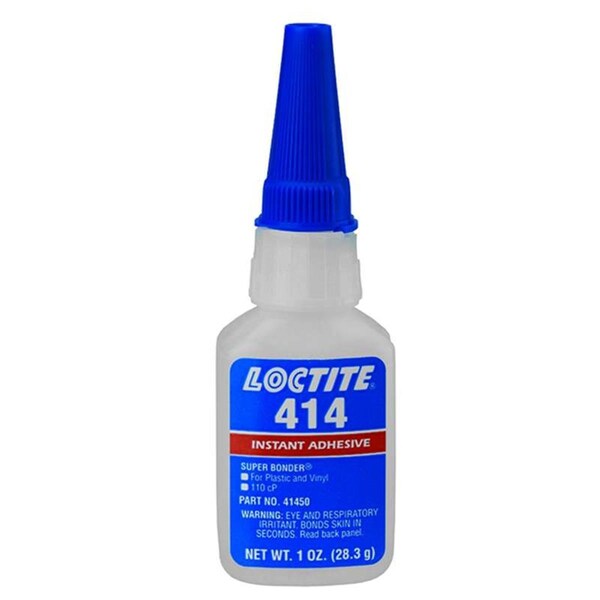 Loctite 1 oz 414 Super Bonder General Purpose Instant Adhesive, Colorless - 442-233801