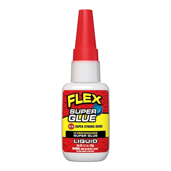 Flex Seal Flex Seal Family of Products Flex Super Glue High Strength Clear Super Glue 20 gm - SGLIQB20