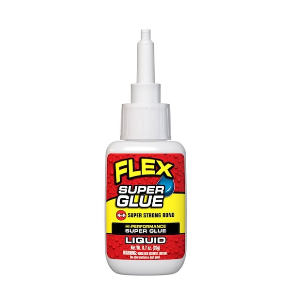 Flex Seal Flex Seal Family of Products Flex Super Glue High Strength Clear Super Glue 20 gm - SGLIQB20