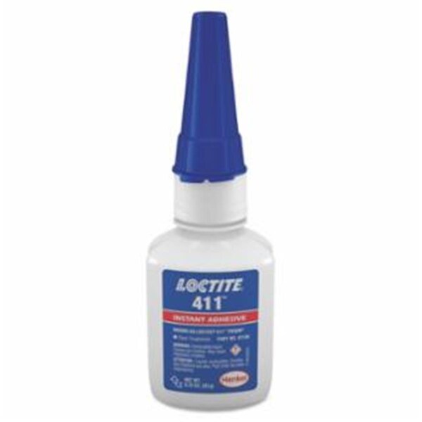 Loctite 20 g 411 Prism Instant Toughened Adhesive, Clear - 442-135446