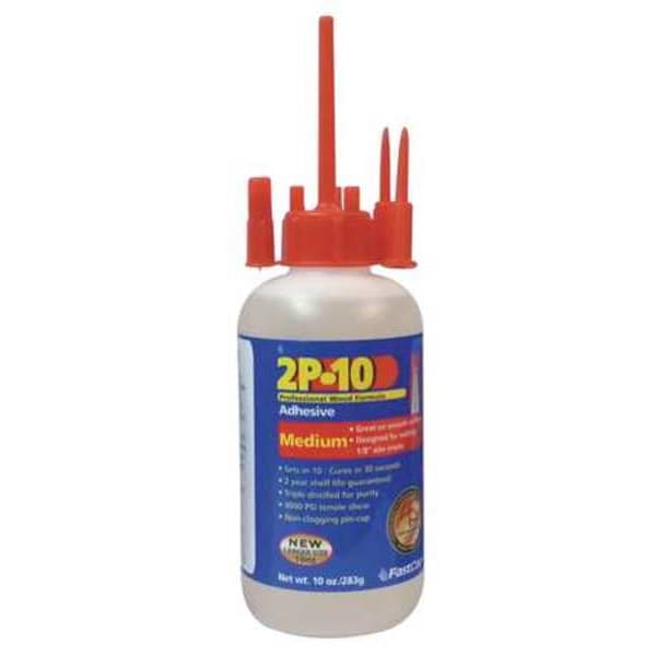 Zoro Select Hot Melt Adhesive, Clear, Bottle - 2P-10-MED-10 OZ