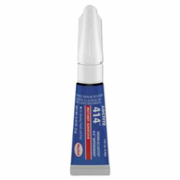 Loctite 3 g 414 Super Plastic Bonder Instant Adhesive, Clear - 442-233780