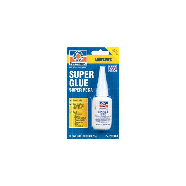 Permatex Permatex Automotive Super Glue 1 oz Bottle, Carded - 49450