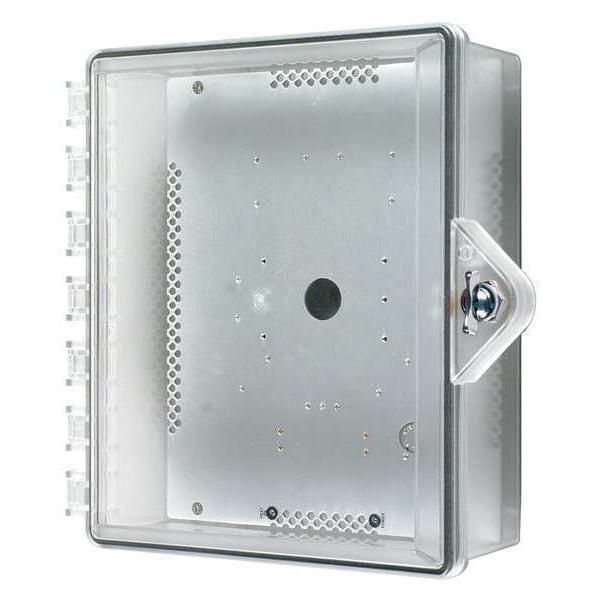 Safety Technology International Enclosure, Clear, Polycarbonate, Thumb Lock 4-13/16"H - STI-7521-HTR