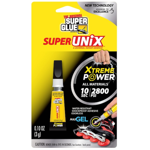 Super Glue The Original Super Glue Superunix Super Strength Cyanoacrylate Instant Bond Adhesive 0.1 oz - 11710504