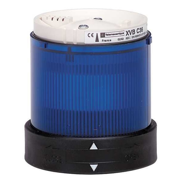 Schneider Electric Tower Light, Flashing, 48to240V, 70mm, Blu - XVBC4M6