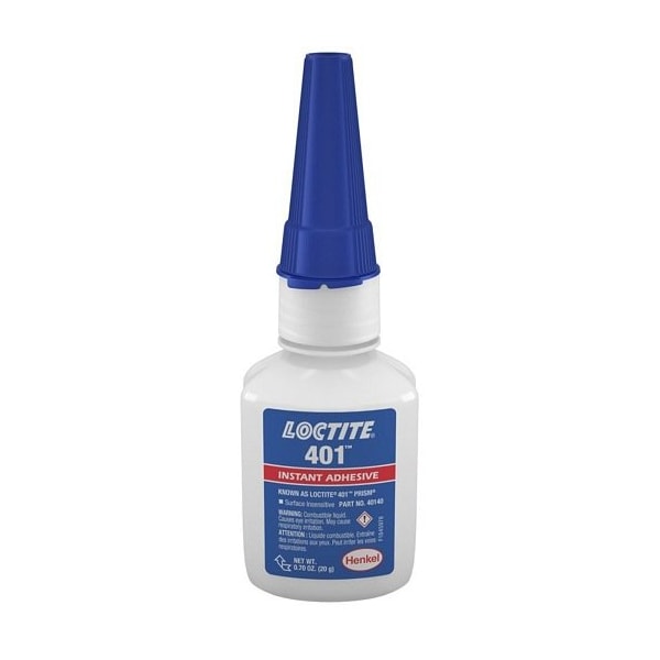 Henkel General Purpose Instant Adhesive, Surface Insensitive, Bottle, Viscous Liquid - 401 20GM IDH 135429