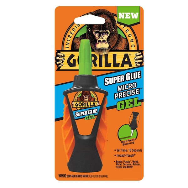 Gorilla Glue Gorilla Micro Precise High Strength Hybrid Adhesive Translucent Super Glue 5.5 gm - 102177