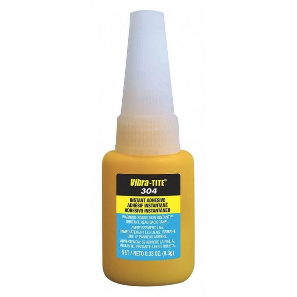 Vibra-Tite Instant Adhesive, 304 Series, Clear, 1 oz, Bottle - 30410