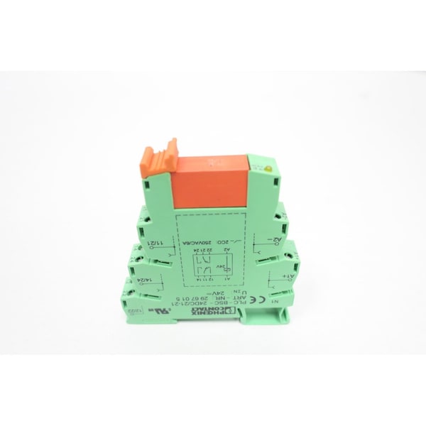 Terminal Phoenix Contact 24V CA 24V CC, 10 piezas - PLC-RSC-24DC/21-21