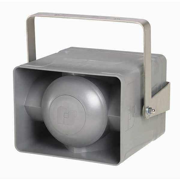Federal Signal Electronic Siren, Gray, Voltage 120/240VAC - ESIREN-120-240