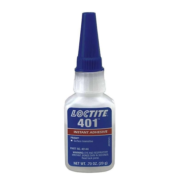 Loctite 401 Prism Instant Adhesive, Surface Insensitive  20 gm Net Wt. Bottle - LOC40140