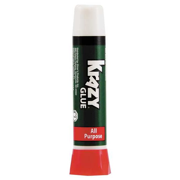 Krazy Glue Instant Adhesive, Krazy Glue Series, Clear, 0.07 oz, Tube - EPIKG58548R