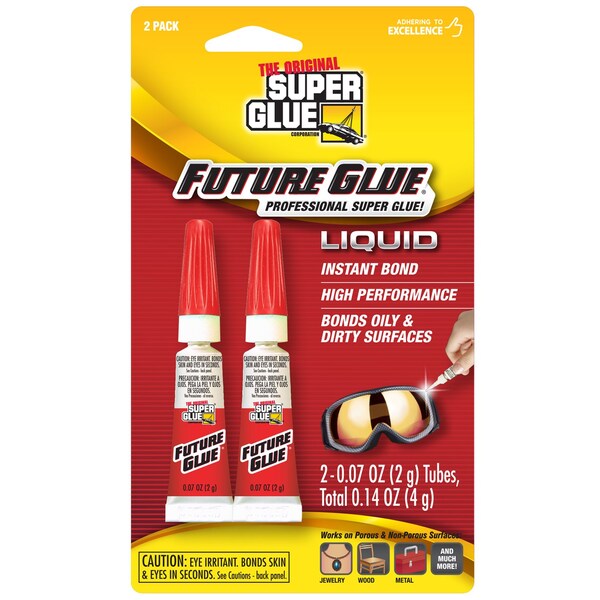 Super Glue The Original Super Glue Future Glue Super Strength Clear All Purpose Super Glue 2 pk - 11710112