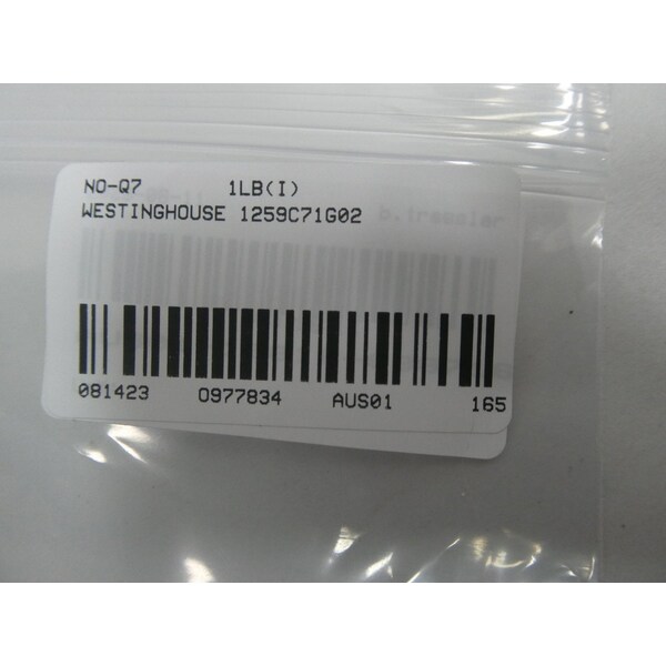 Westinghouse PIEZAS Y ACCESORIOS DE RELÉ DE BOBINA 120V-DC - 1259C71G02