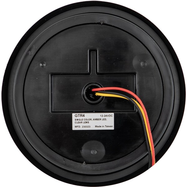 Buyers Products 4 Inch Round Recessed Strobe with Amber LEDs and Clear Lens - SL42CA