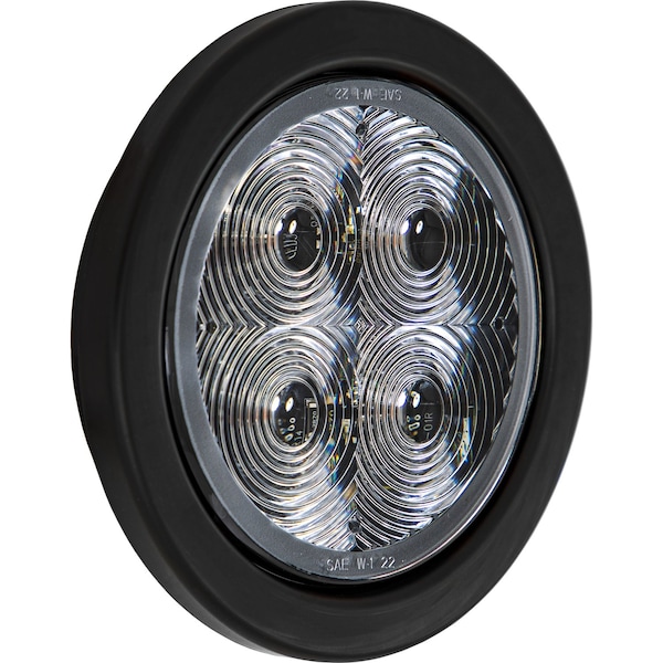 Buyers Products 4 Inch Round Recessed Strobe with Amber LEDs and Clear Lens - SL42CA