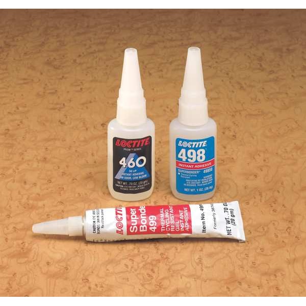 Loctite Instant Adhesive, 499 Series, Clear, 0.7 oz, Tube - 135471
