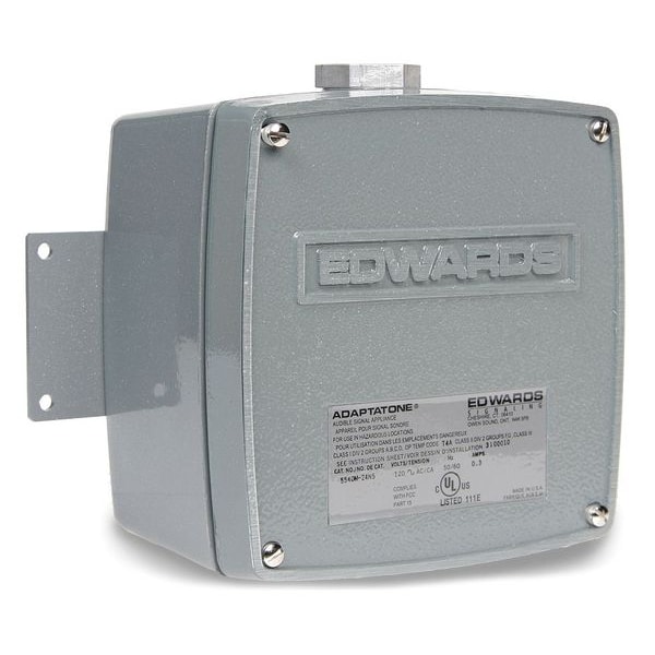 Edwards Signaling Central Tone Generator, 120VAC, 0.36A, Gray - 5540M-24N5