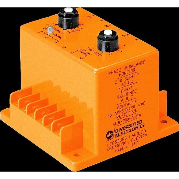 Monitoreo de Desbalance y Pérdida de Fase y Secuencia de Fase de Electrónica Diversificada de ATC, Relevador con Restablecimiento Automático, 400VAC - SLB-400-ALEA