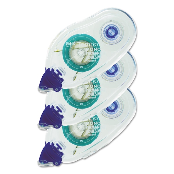 Tombow Mono Adhesives/Glues, Clear, Cartridge 3 PK - 62207