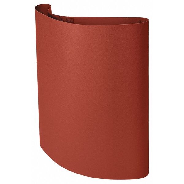 3M Sanding Belt, 36 in W, 75 in L, Open Coat, Aluminum Oxide, P180 Grit, Maroon - 7010300102
