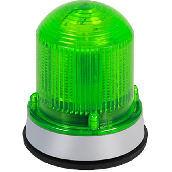 Edwards Signaling 125  LED, Flash Green, 120VAC - 125LEDFG120A