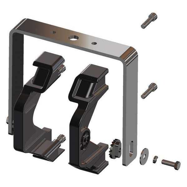 Federal Signal Mounting Kit, 7.45in W x 7.50in H, Silver - G-KIT-ST