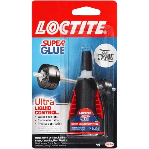 Loctite Loctite Ultra Liquid Control High Strength Ethyl Cyanoacrylate Clear Super Glue 4 gm - 1647358