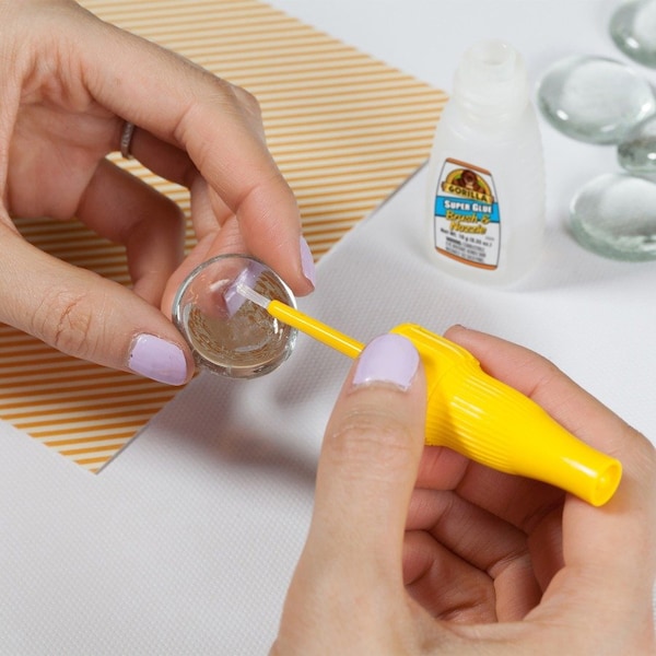 Gorilla Glue Construction Adhesive, Super Glue Brush & Nozzle Series, White, 9 oz, Cartridge - 7500101