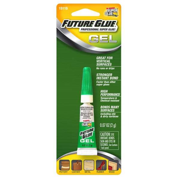 Super Glue Instant Adhesive, Future Glue Series, Clear, 0.07 oz, Tube - 15110