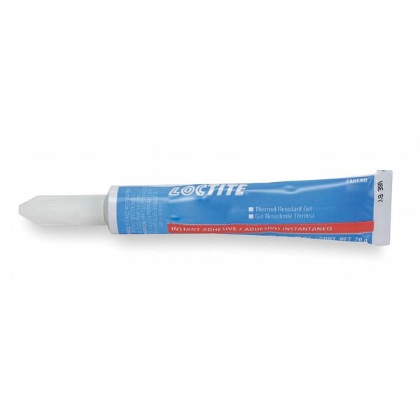 Loctite Instant Adhesive, 426 Series, Black, 0.7 oz, Tube - 229732