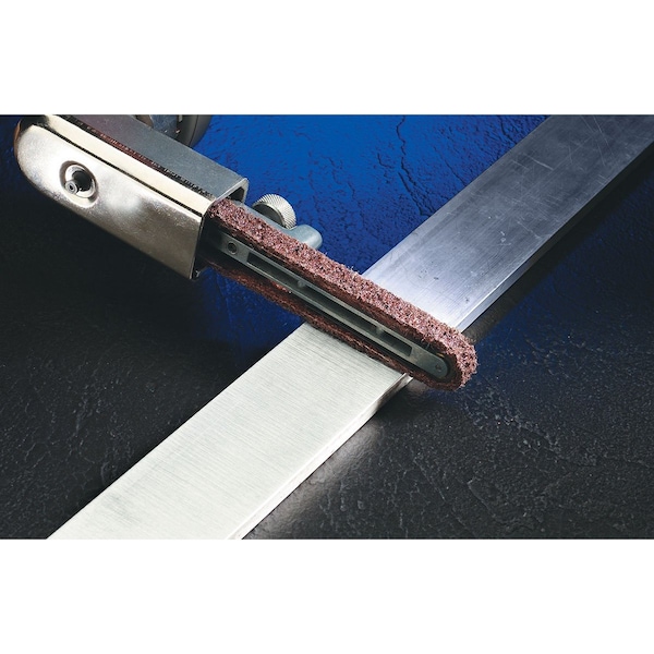 United Abrasives/Sait 3/4 in W, 20-1/2 in L, Medium, Maroon - 77576
