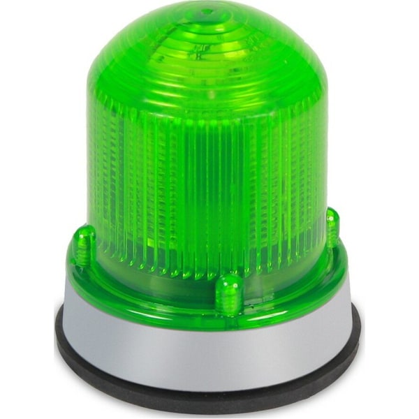 Edwards Signaling Warning Light, LED, 24VDC, Green, 65 FPM - 125XBRZG24D